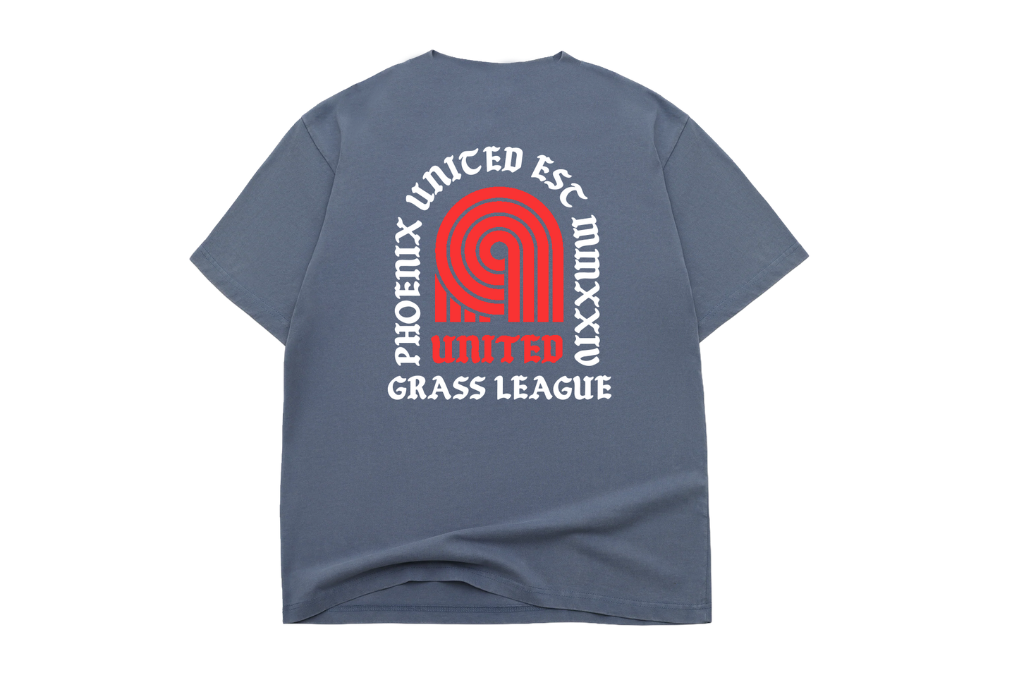 Manor "Phoenix United Grass League T-Shirt" Kids - Navy / White