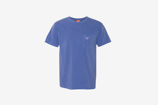 Manor 'Pocket Tee' M - University Blue / Pink