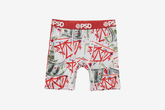 PSD "Money Postage" Youth Boxer -  Red
