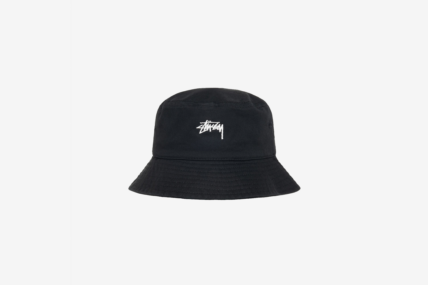 Stussy "Stock Bucket Hat" - Black