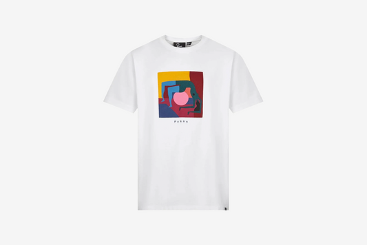 By Parra "Yoga Balled T-Shirt" M - White