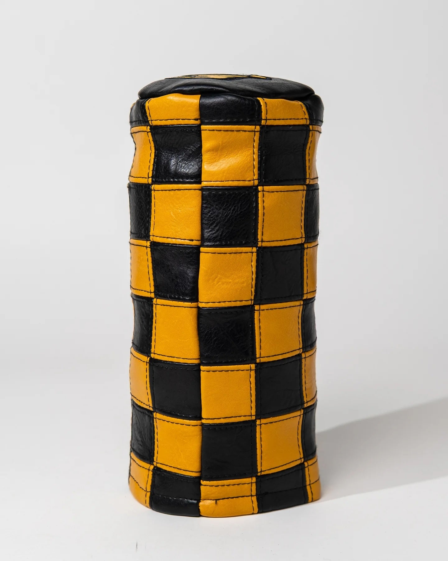 Devereux "Checkered Barrel Driver Cover" - Black / Gold