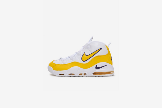 Nike "Air More Uptempo" M - White / Amarillo / Court Purple