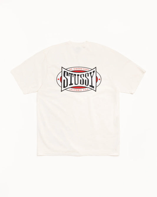 Stussy "Champion Oval Pig. Dyed Tee" M - Natural