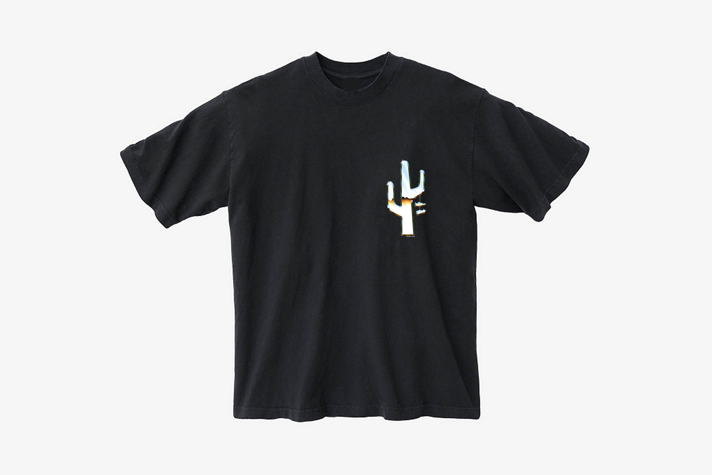 Manor "Chrome Hang Time" T-Shirt M - Black / Chrome