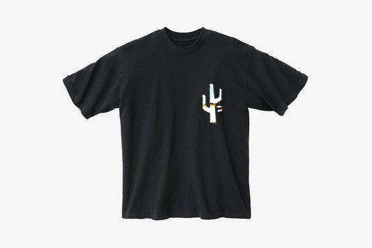 Manor "Chrome Hang Time" T-Shirt M - Black / Chrome