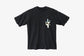 Manor "Chrome Hang Time" T-Shirt M - Black / Chrome