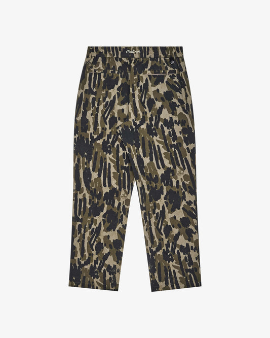 Malbon "Condor Tour Divot Camo Pant" Mens - Bark Camo