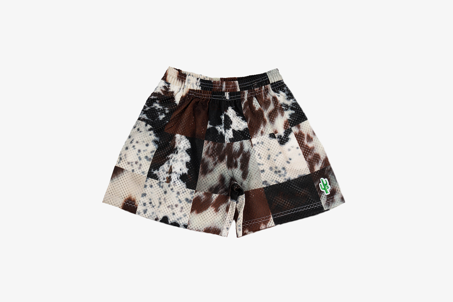 Manor "Cow Hide Mesh Short " Mens - Cow Print / Bovine