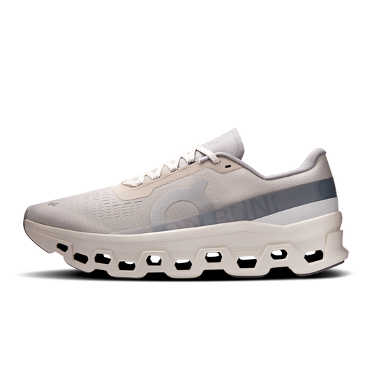 On "Cloudmonster 1" Mens - Pearl / Ivory