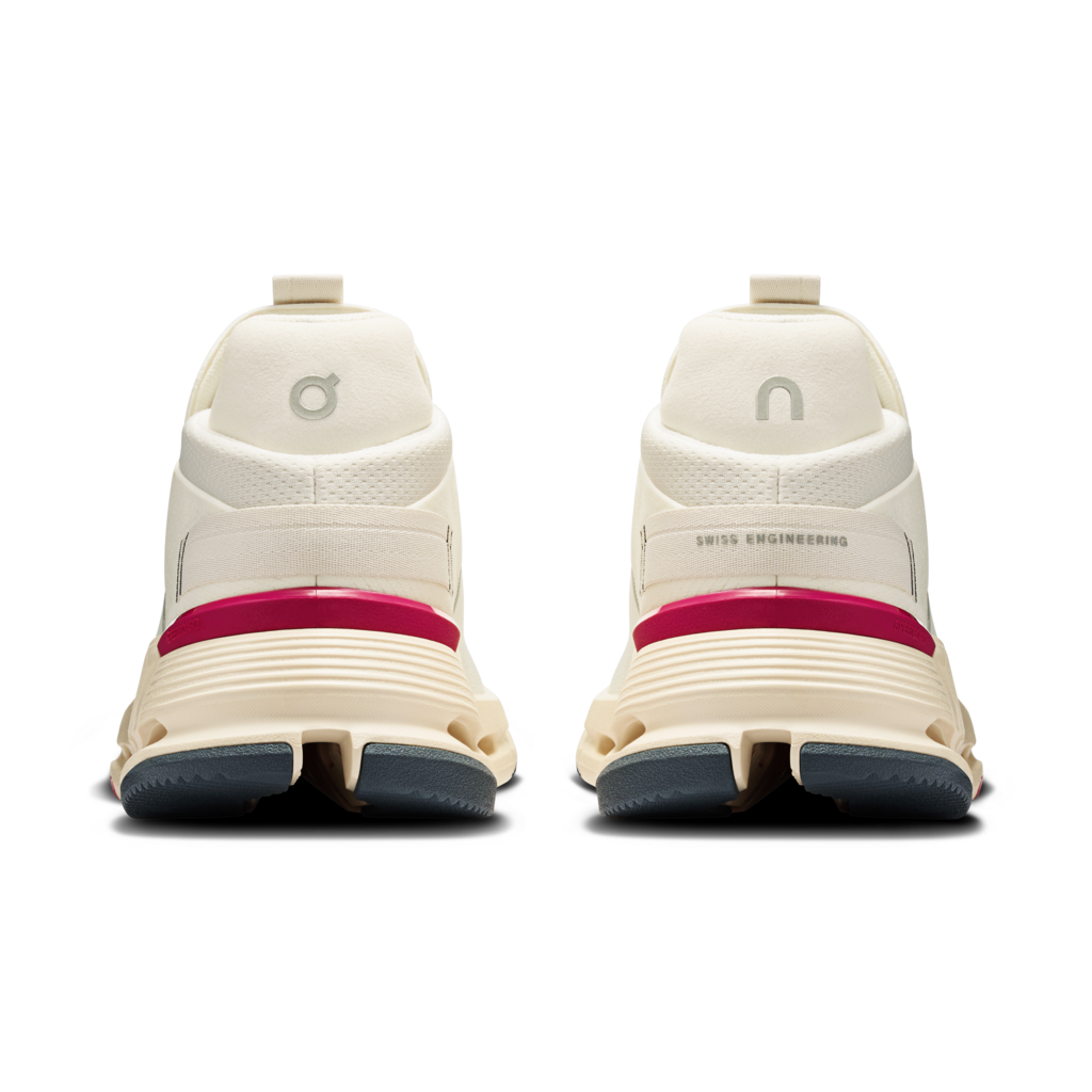 On "Cloudnova 2" W - Ivory / Grenadine