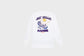 Manor "Just Chillin" Long Sleeve T-Shirt M - White / Purple / Orange