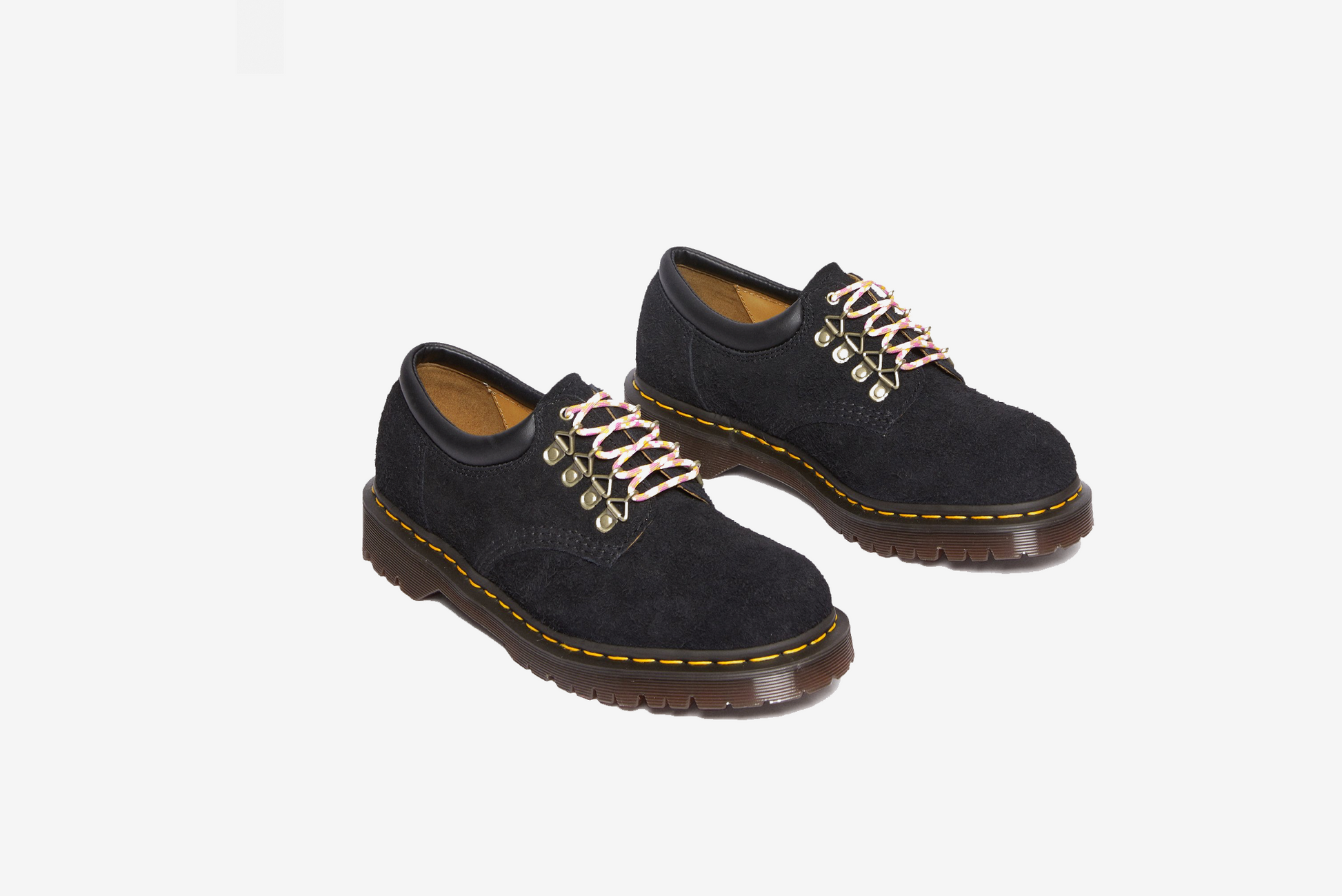 Martens "8053 Long Napped Suede Shoe" M - Black – Manor.