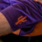 Manor  "Mesh Gym Shorts" M - Purple / Orange