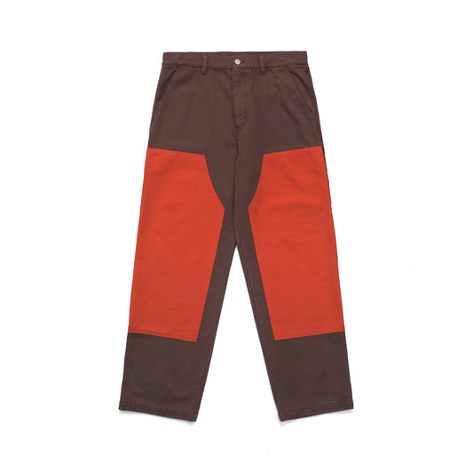 Metalwood "Color Block Double Knee"  M - Mud / Tomato