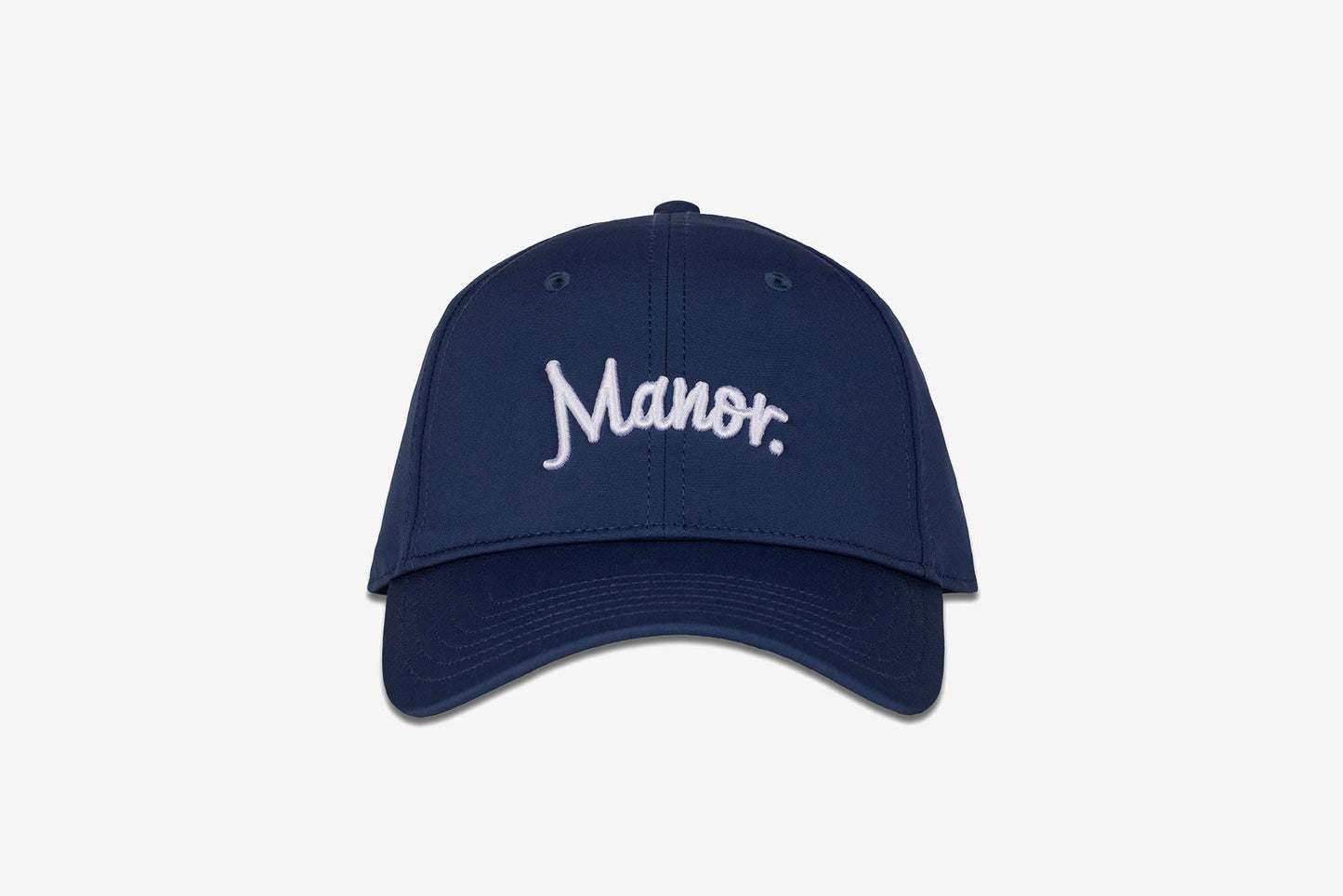 Manor X Taylor Made "Manor Script Dad Golf Hat" - Navy / White