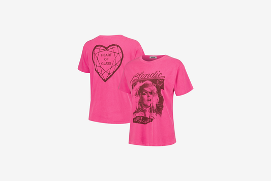 DayDreamer "Blondie Heart of Glass Flyer Ringer T-Shirt" W - Pink