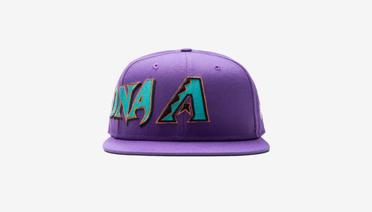 New Era "Arizona Diamondbacks 59FIFTY Fitted Hat" - Purple Sidesplit