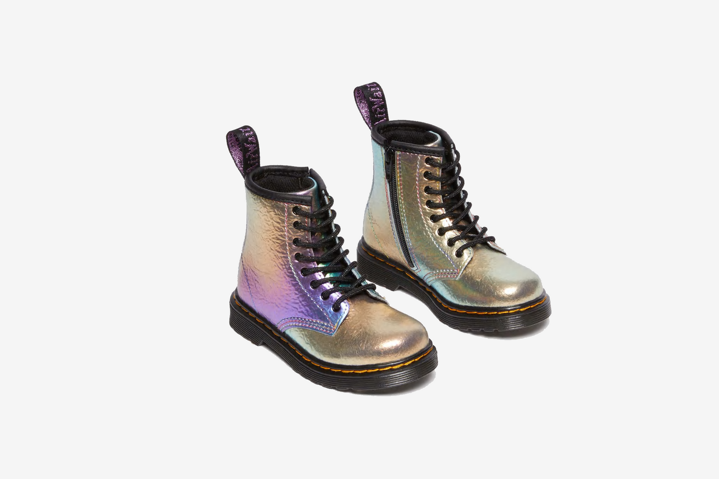 Dr. Martens " 1460 T Rainbow Crinkle Lace up Boots" TD - Multi
