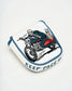 Devereux "Checkered Sidecar" Mallet Putter Cover - Blue/White