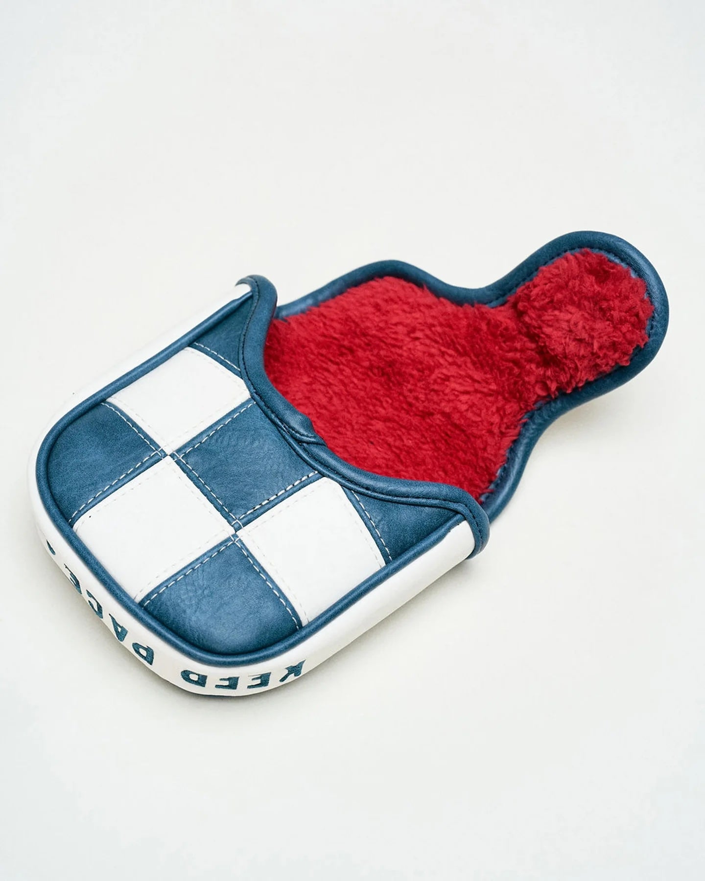 Devereux "Checkered Sidecar" Mallet Putter Cover - Blue/White