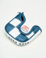 Devereux "Checkered Sidecar" Mallet Putter Cover - Blue/White