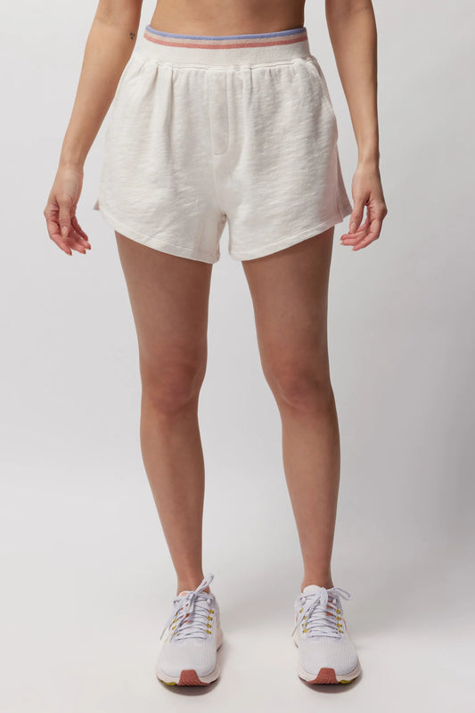 Spiritual Gangster "Slub Terry Anja Sweat Short" W - White Sand