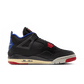 Air Jordan "4 Retro" M - Black / Fire Red / Deep Royal Blue