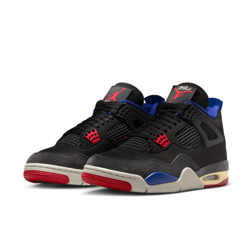 Air Jordan "4 Retro" M - Black / Fire Red / Deep Royal Blue