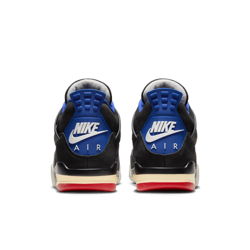 Air Jordan "4 Retro" M - Black / Fire Red / Deep Royal Blue