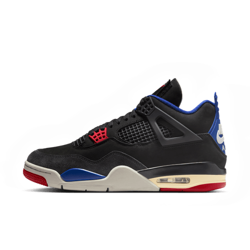 Air Jordan "4 Retro" M - Black / Fire Red / Deep Royal Blue