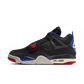 Air Jordan "4 Retro" M - Black / Fire Red / Deep Royal Blue