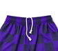 Manor "Canyon Check Short " Mens - Checkers Purple