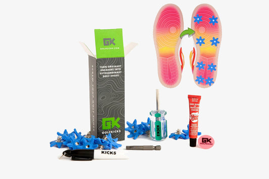 GolfKicks "DIY Traction Kit" M - Water Blue