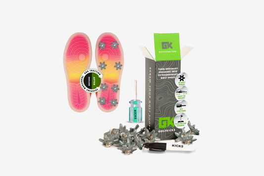 GolfKicks "DIY Traction Kit" M - Shadow / Dark Gray