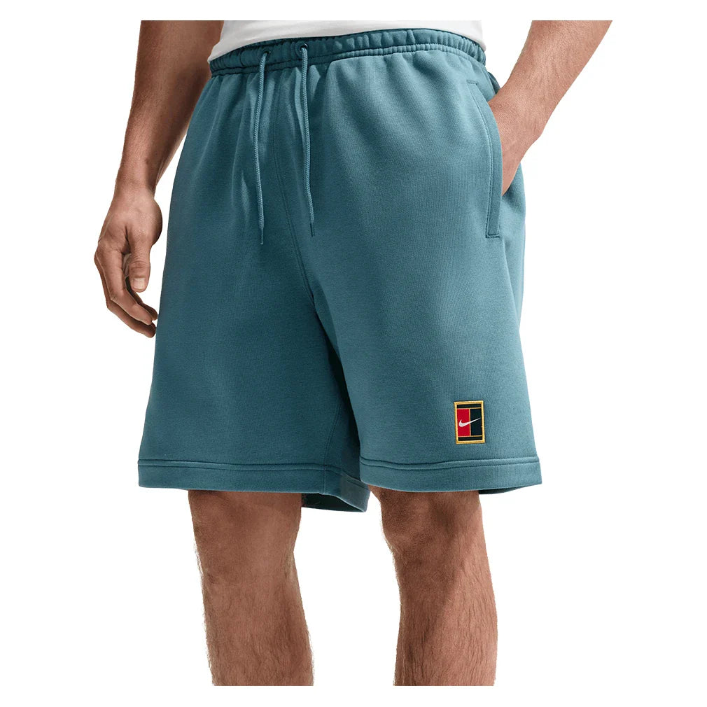 Nike "Dri-FIT Fleece Tennis Shorts" Mens - Smokey Blue
