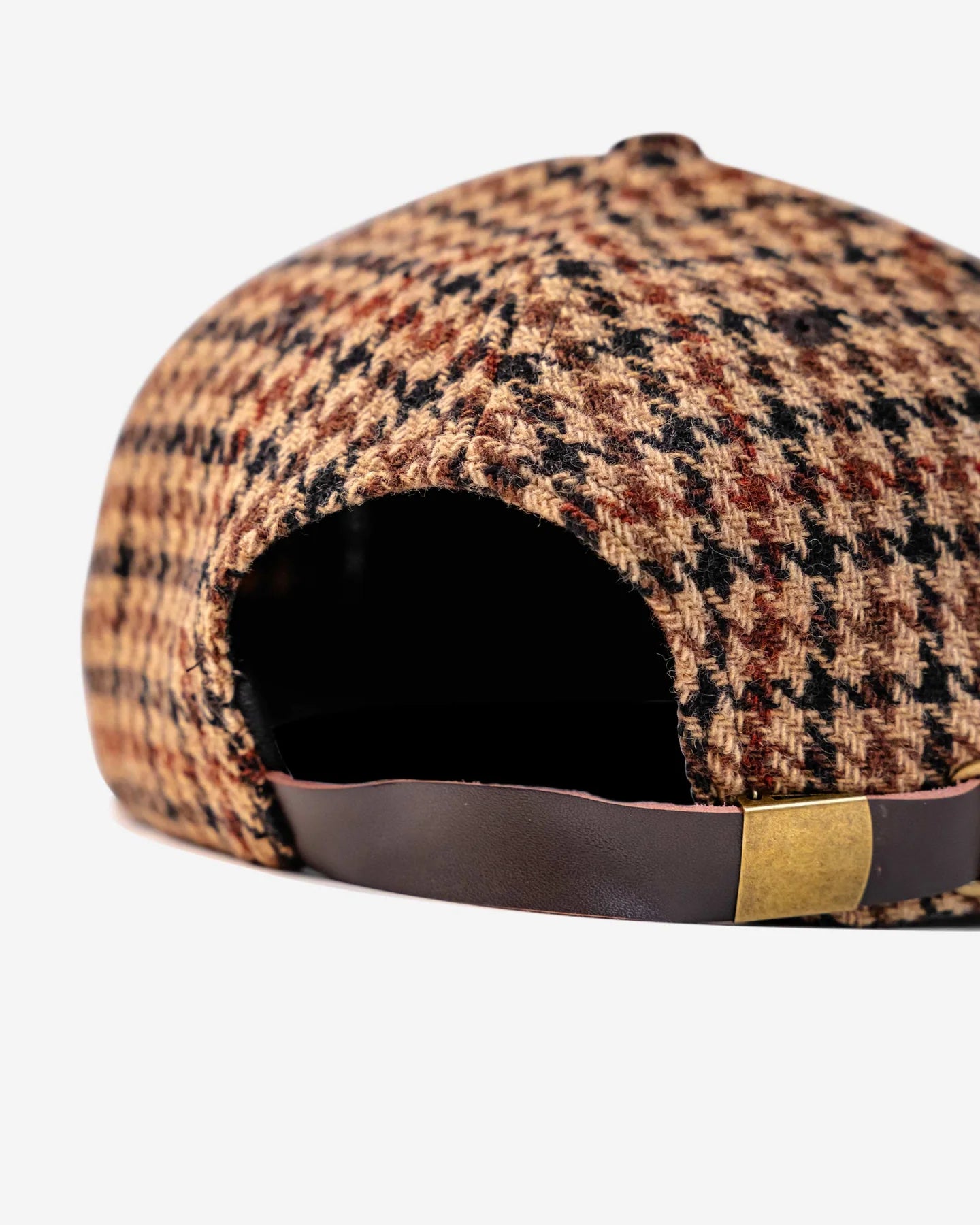 Devereux "Houndstooth Skull Caddie Hat" - Brown