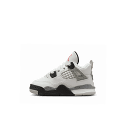 Air Jordan "4 Retro" TD - Summit White / Fire Red / Black
