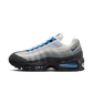 Nike "Air Max 95 OG" M - White / Blue Spark / Neutral Grey