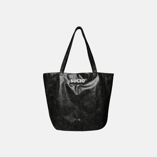 NINO SUCIO "Vegan Leather Tote" W- Black