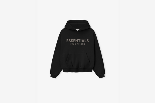 Fear of God Essentials "Fleece Hoodie" K - Jet Black