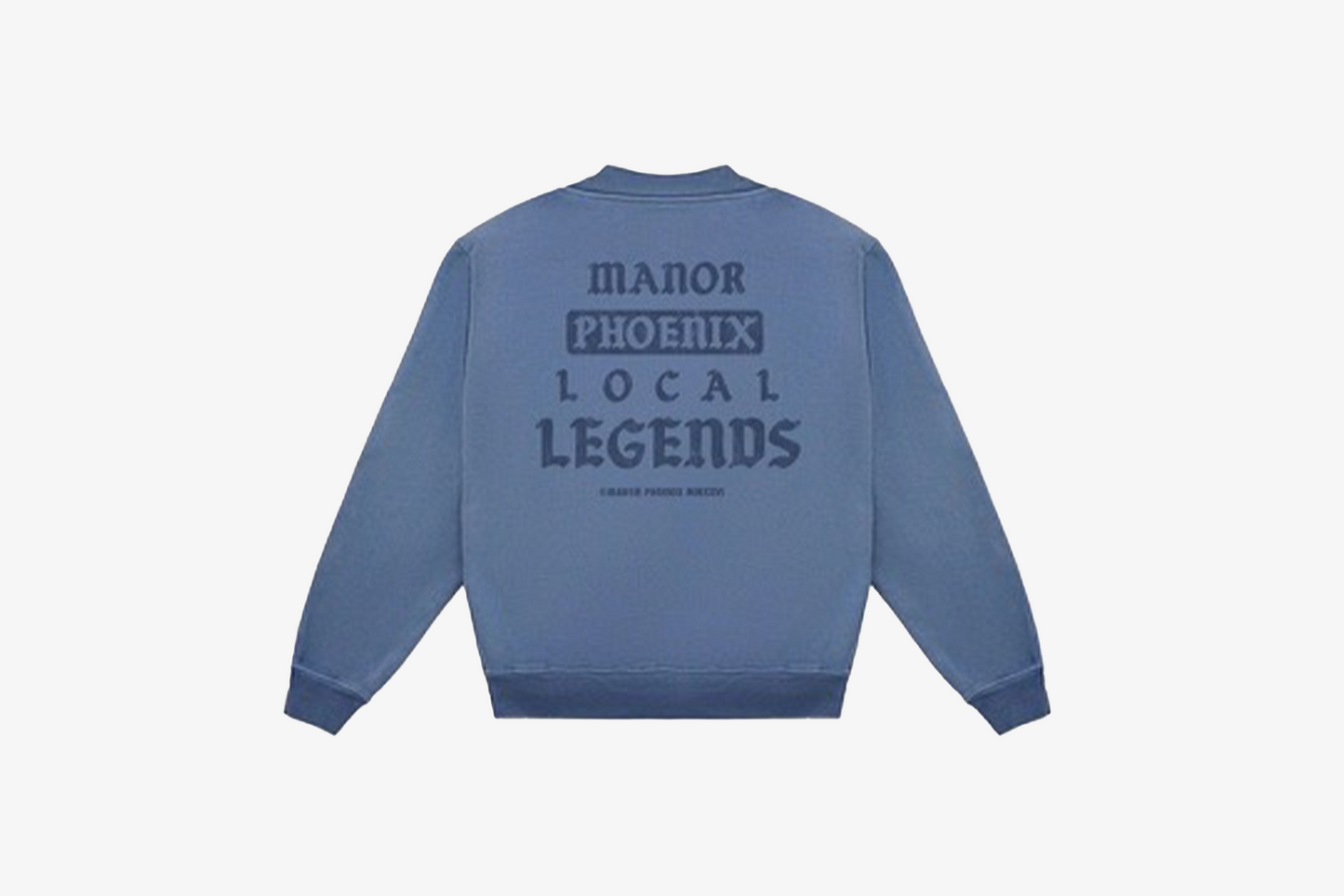 Manor "Local Legends Logo Crew" Mens - Blue