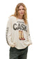 Daydreamer "Johnny Cash 1932 Boots Merch Long Sleeve Tee" Womens - Stone Vintage