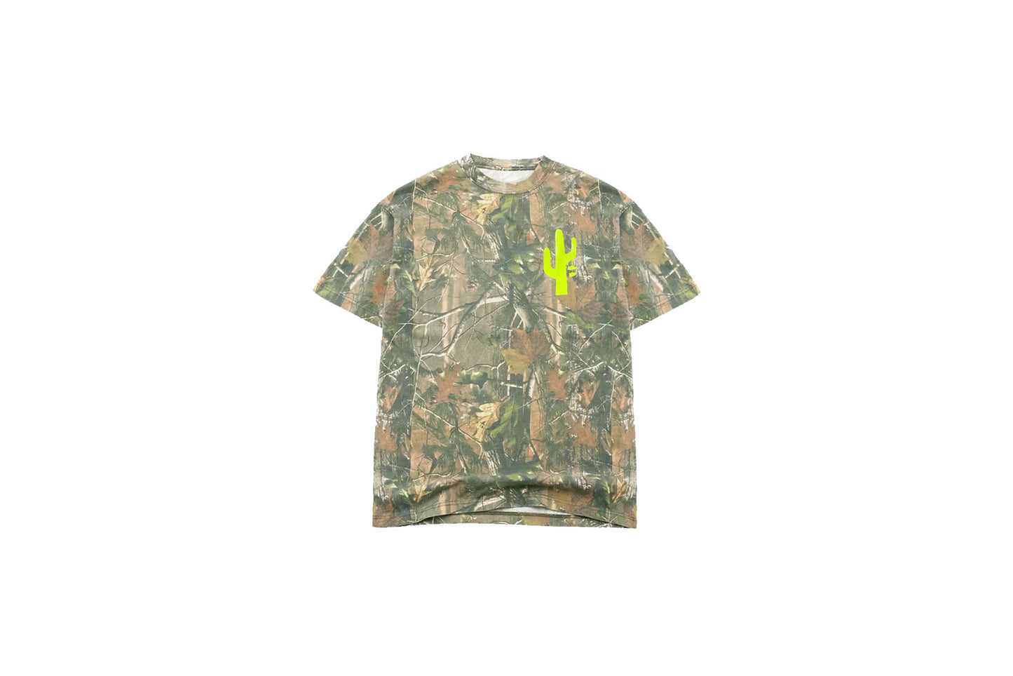 Manor Kids "Local Legends" T-Shirt - Tree Camo / Safety Yellow