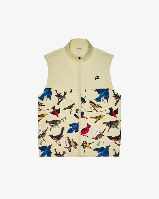 Malbon "Birds of Georgia Vest" Mens - Bird Print