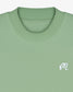 Malbon "Mare Mockneck Tee" Mens - Seafoam Sage