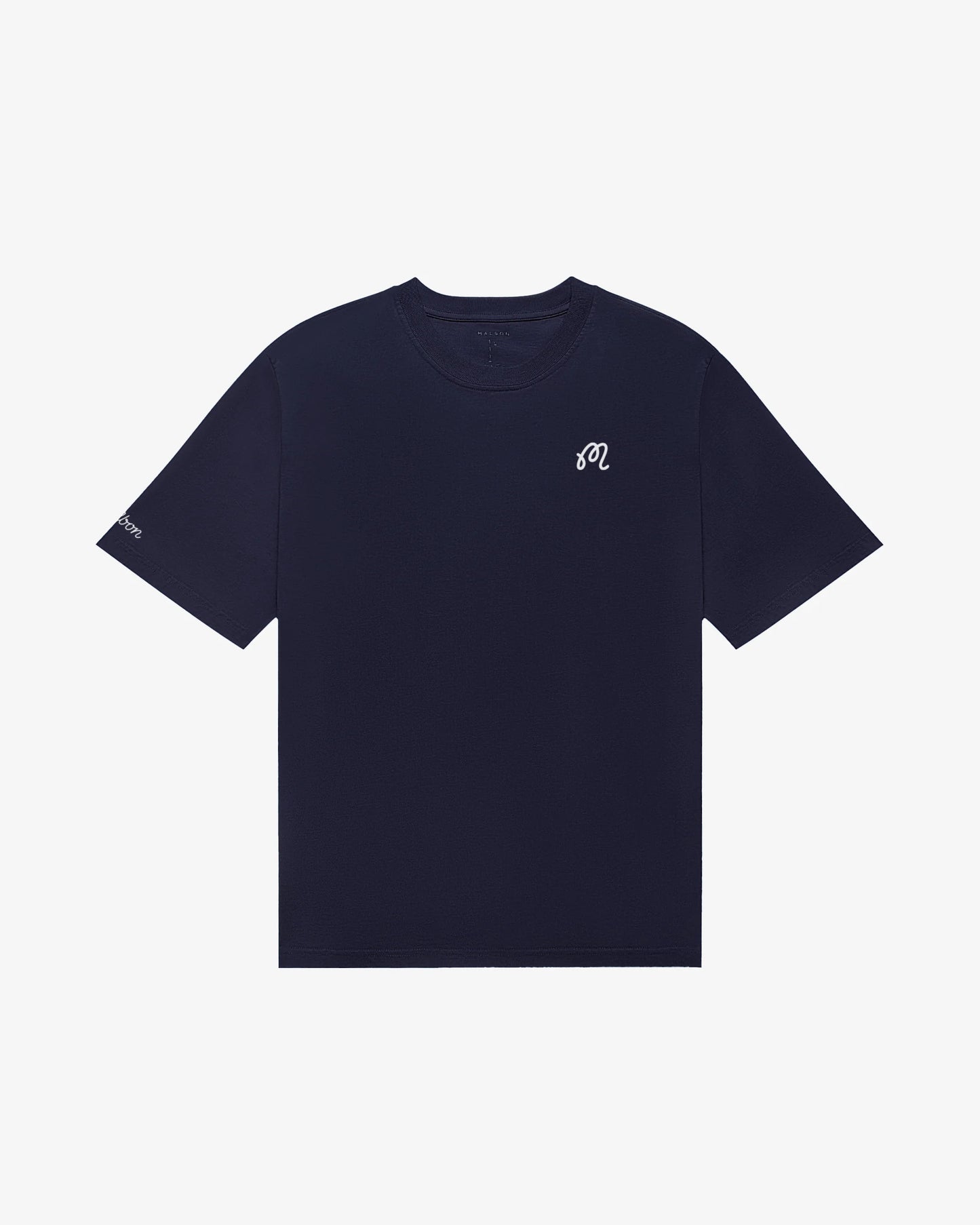 Malbon "Bermuda Championship Tee" Mens - Midnight