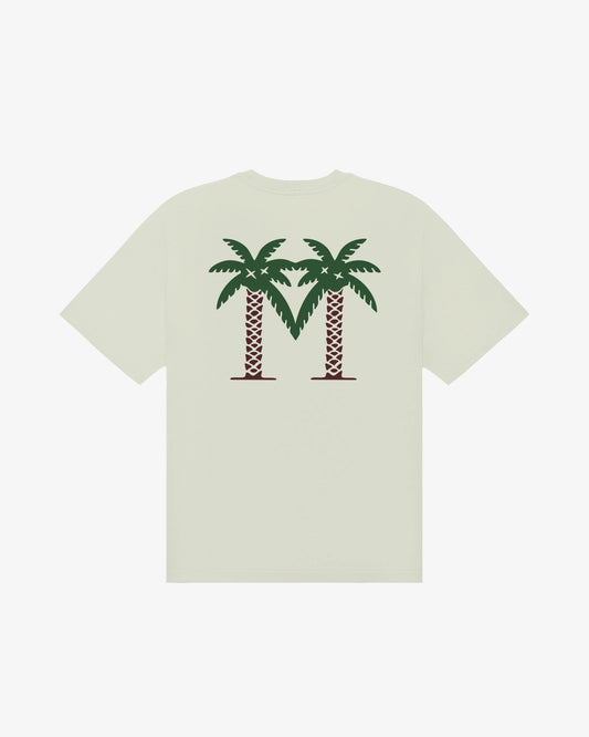 Malbon "Bermuda Palms Tee" Mens - Green Tint