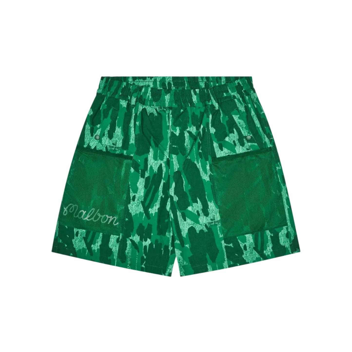 Malbon "Mesh Basket Pocket Short" Mens - Divot Camo Jungle