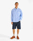Malbon "Benchmark Shirt" Mens - Blue Chambray